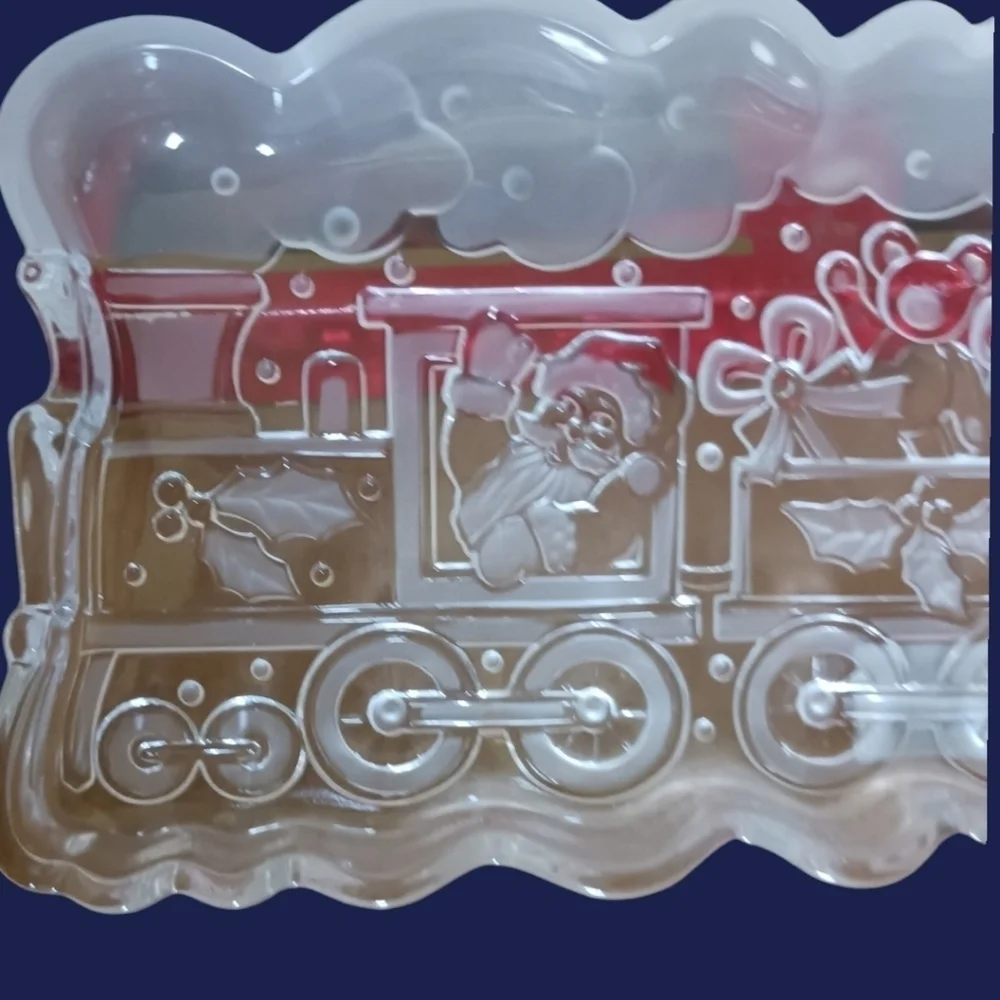 Gorham a holiday tradition north pole express  train platter server